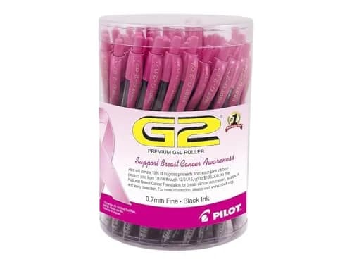 PILOT G2 Premium Gel Pens 48-Count | Fine Point 0.7mm Black Ink for Precise Writing thumbnail 1