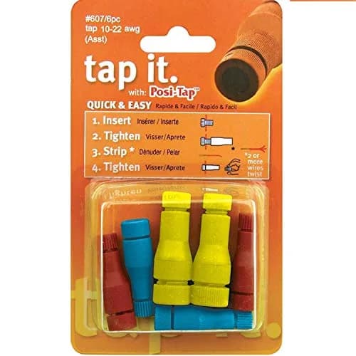 Posi-Products Lockitt POSI-TAP Assortment pack wire connectors 10-22 awg | Reusable stranded wire connectors thumbnail 1