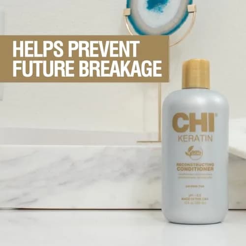CHI Keratin Reconstructing Conditioner 12 Oz | Restores Moisture & Strengthens Hair thumbnail 2