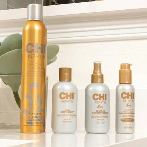 CHI Keratin Reconstructing Conditioner 12 Oz | Restores Moisture & Strengthens Hair thumbnail 4