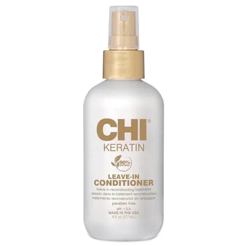 CHI Keratin Leave-in Conditioner 6 Oz | Hydrating Daily Hair Care for Damaged Hair thumbnail 1