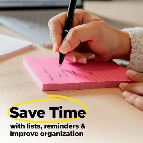 Post-it Super Sticky Notes 3 x 3 in Neon Fizz 24 Pads (70 Sheets/Pad) | 2X Sticking Power thumbnail 9