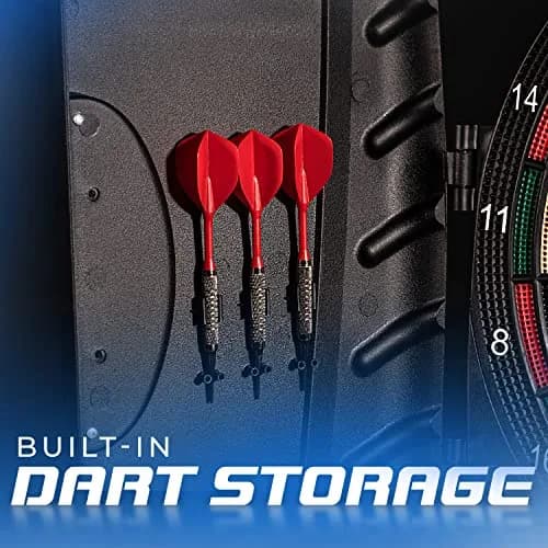 Franklin Sports Electronic Dart Board Set + Cabinet - FS3000 | 15.5" Soft Tip Darts for Family & Game Room thumbnail 8