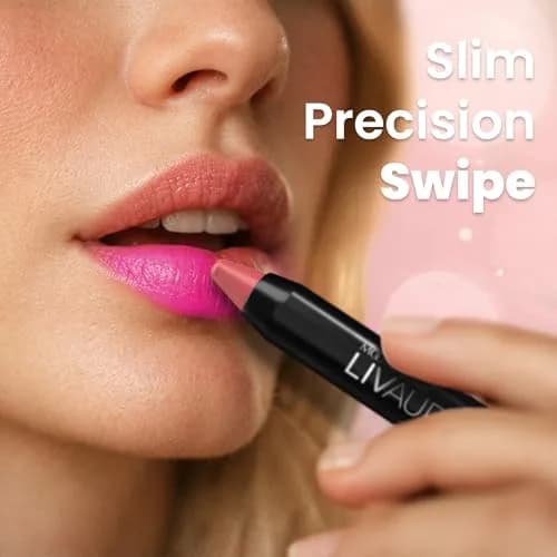 MOODmatcher LIVAURA Long Lasting Twist Stick Lipstick – Color Changing Moisturizing Cream Lipstick, Smudge Proof, Easy to Apply, Made in USA (Pink) thumbnail 6