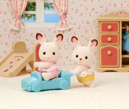 Calico Critters Hopscotch Rabbit Twins - Adorable Bunny Figures for Imaginative Play, Ages 3+ | Collectible Twin Set thumbnail 3