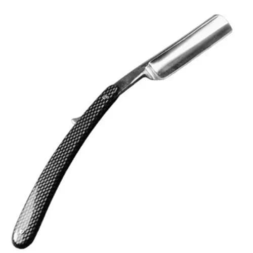 Gold Dollar Straight Razor 5/8 Blade with Faux Carbon Acrylic Handle | Classic Wet Shaving Tool thumbnail 4