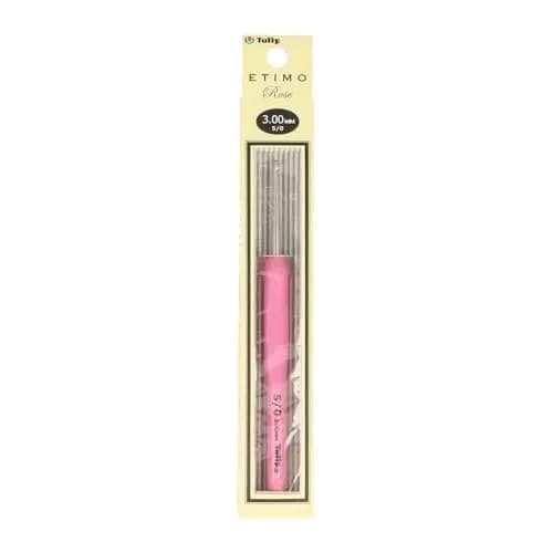 Tulip Etimo Rose Crochet Hook 5/3mm | Comfortable Silicone Handle for Easy Crochet thumbnail 4