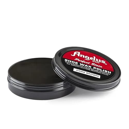 Angelus Shoe Wax Polish 3oz (Dark Brown) | Water-Repellent Leather Care for Boots & Saddles thumbnail 2