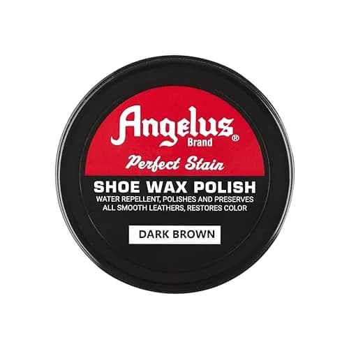 Angelus Shoe Wax Polish 3oz (Dark Brown) | Water-Repellent Leather Care for Boots & Saddles thumbnail 3