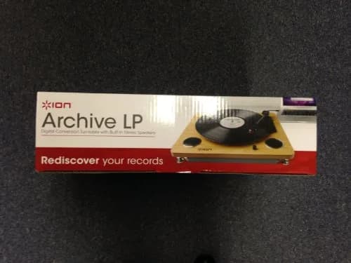 ION Archive LP Turntable with Built-In Speakers & Digital Conversion | 33/45/78 RPM, Diamond Stylus thumbnail 6