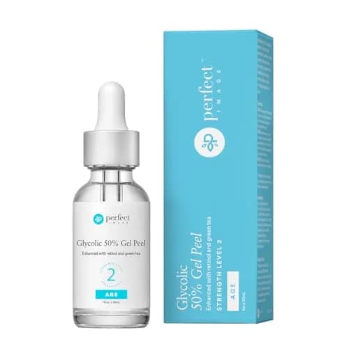 Perfect Image Glycolic Acid 50% Gel Peel with Retinol & Green Tea, 30ml | Professional Skin Exfoliant for Dry Skin thumbnail 1