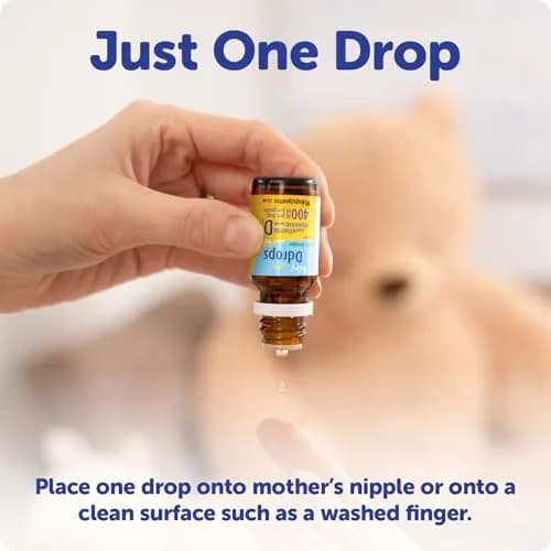 Baby Ddrops Liquid Vitamin D 400IU (2.5ml / 90 Drops) | Supports Healthy Growth & Development thumbnail 5