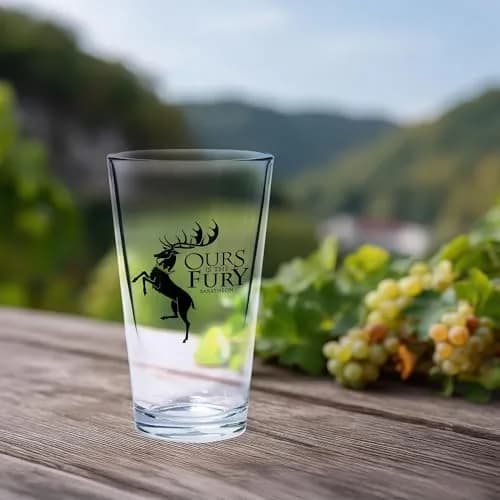 Dark Horse Game of Thrones Pint Glass Set: Stark & Baratheon 16oz | Officially Licensed Fantasy Drinkware thumbnail 4