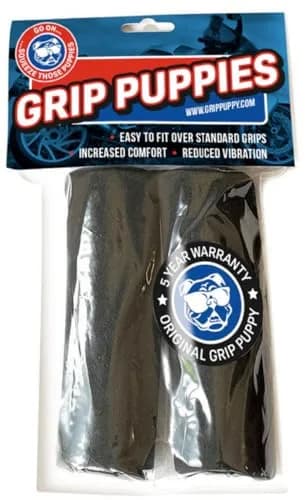 Grip Puppy Comfort Grips - Original Black 2-Pack | Motorcycle, Bike & Scooter Handlebar Grips thumbnail 1