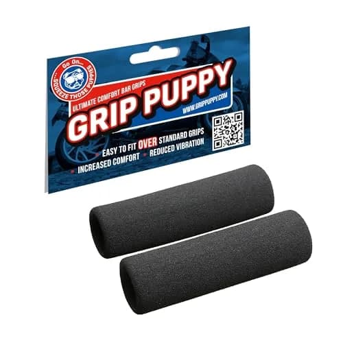 Grip Puppy Comfort Grips - Original Black 2-Pack | Motorcycle, Bike & Scooter Handlebar Grips thumbnail 2