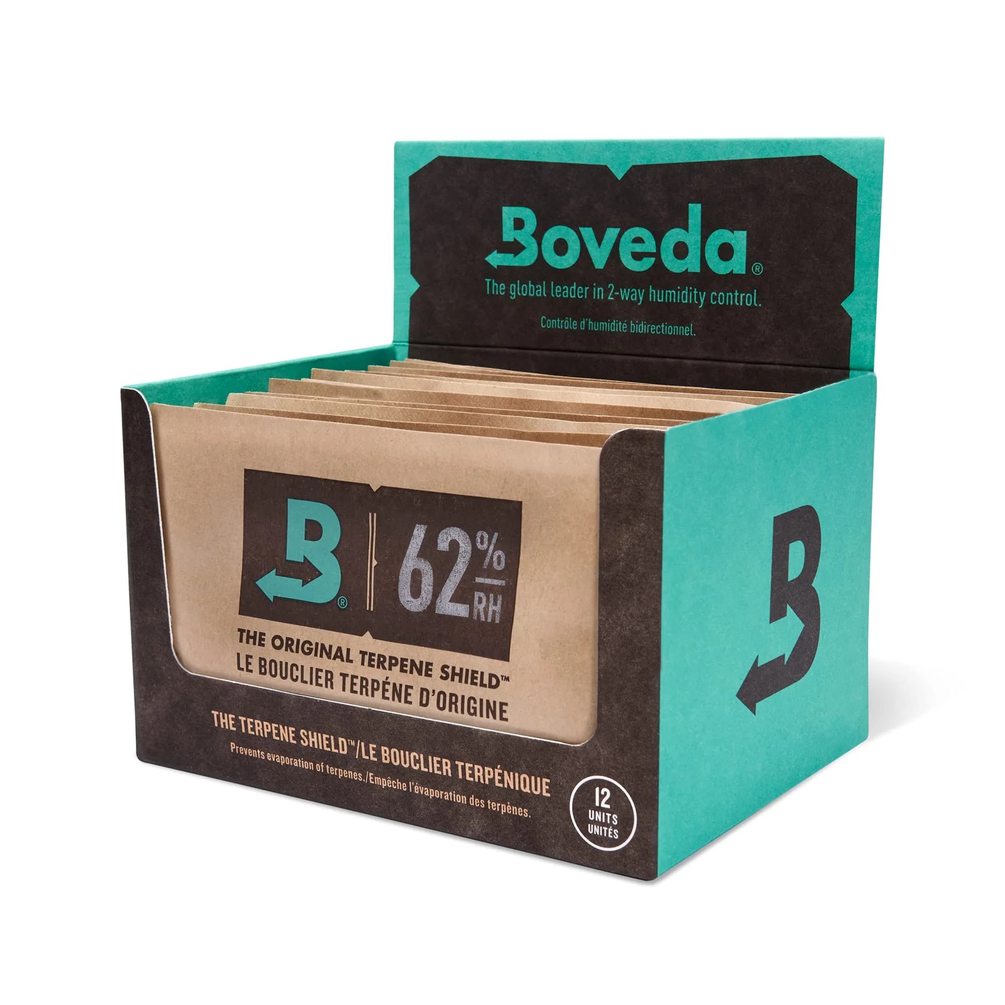 Boveda 62% Humidity Control Packs Size 67, 67g (2.36 oz) 12-Count | Maintains 62% RH for 2160 Hours - main product image
