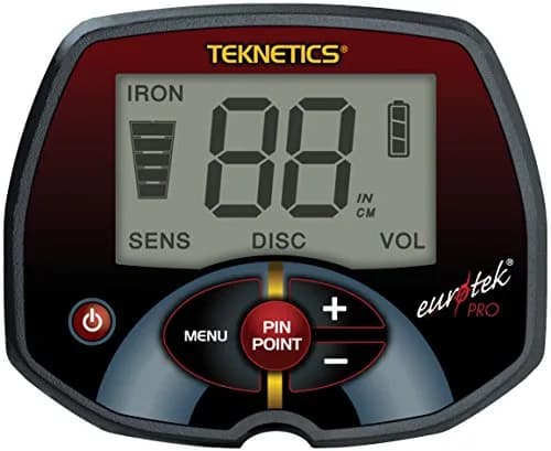 Teknetics EuroTek PRO Metal Detector with 8-Inch Concentric Coil | Iron Tone & Fast Target Separation thumbnail 2