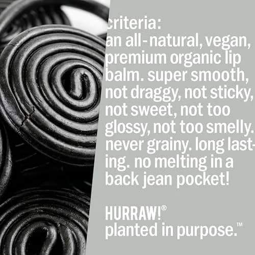 Hurraw! Licorice Lip Balm 4.8g | Organic, Vegan & Cruelty-Free thumbnail 6