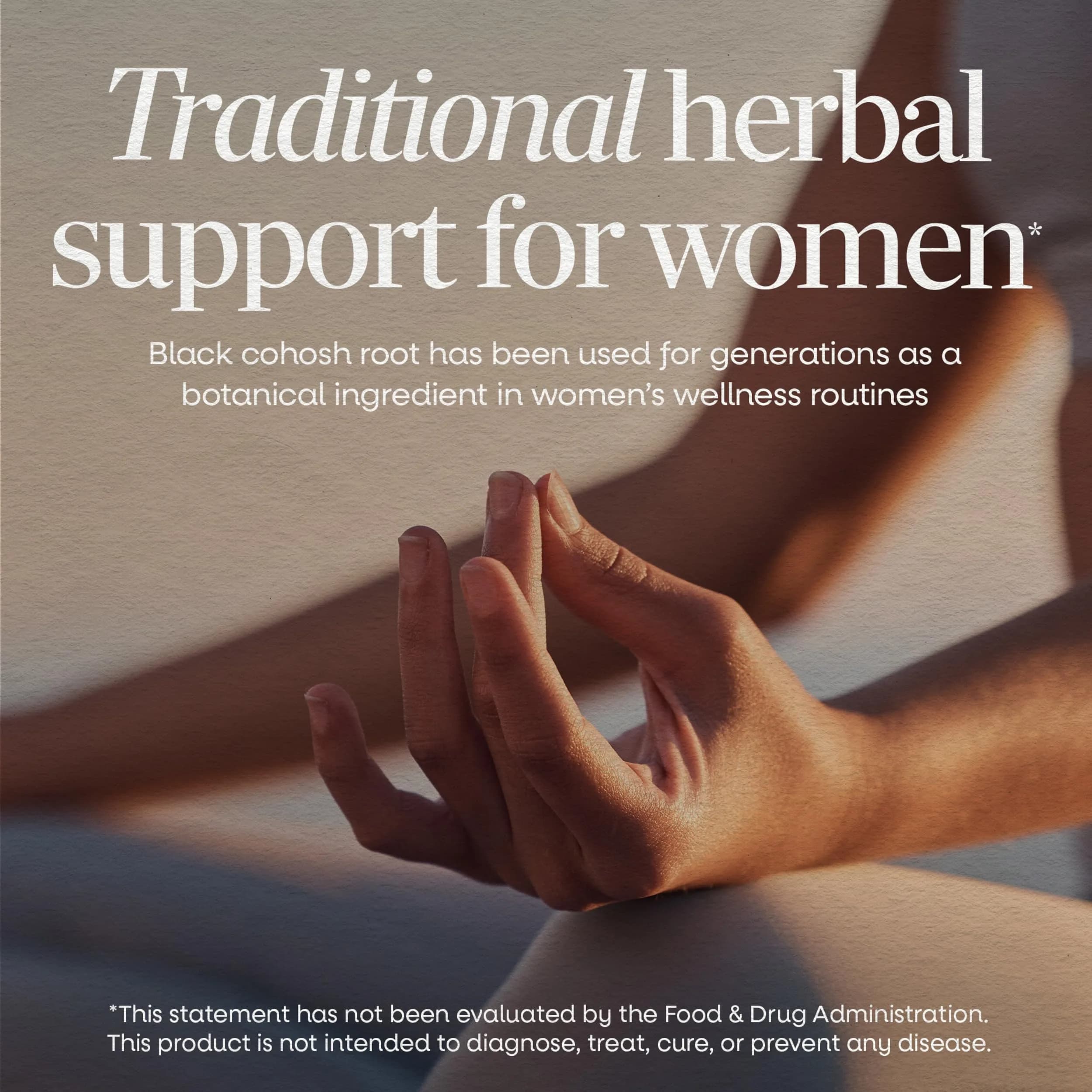 Nature's Way Black Cohosh Root Capsules, Vegan, 180 Count | Traditional Women's Herbal Supplement - view 2
