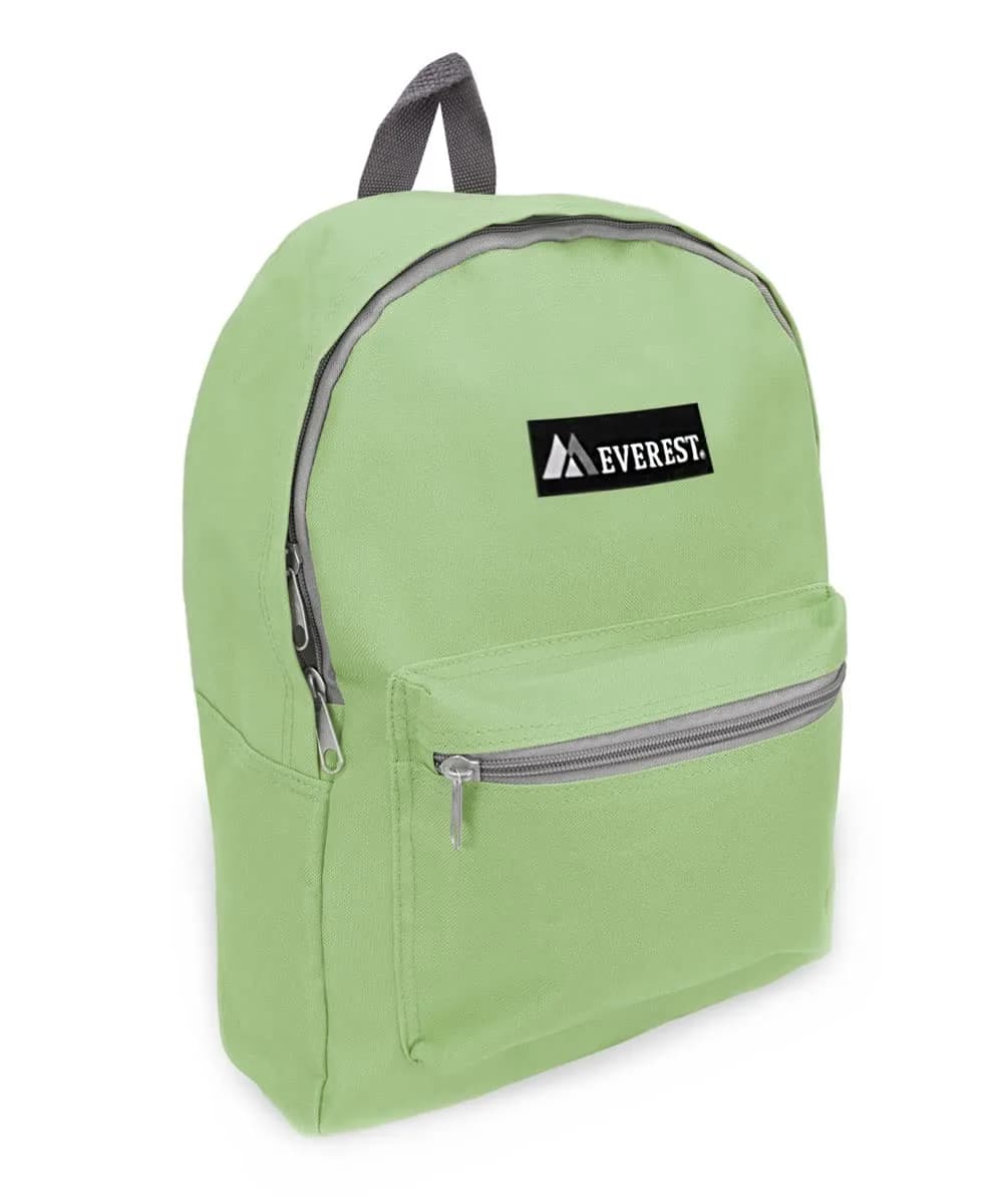 Everest Basic Backpack 15" Black 13.9 L (0.47 cu ft) | Lightweight Polyester for Daily Use — Jade / One Size
