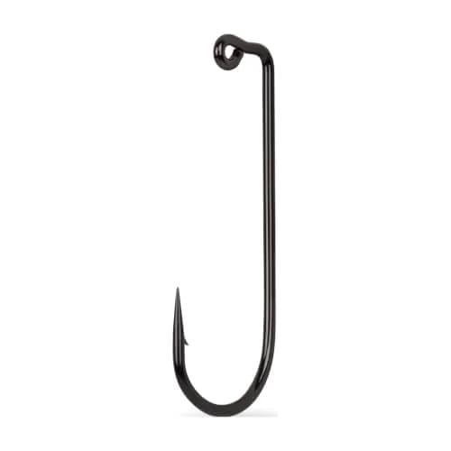 Mustad Jig Hook 4/0 | 90-Degree Deep-Water Jigging Hook, Black Nickel, 100-Pack thumbnail 1