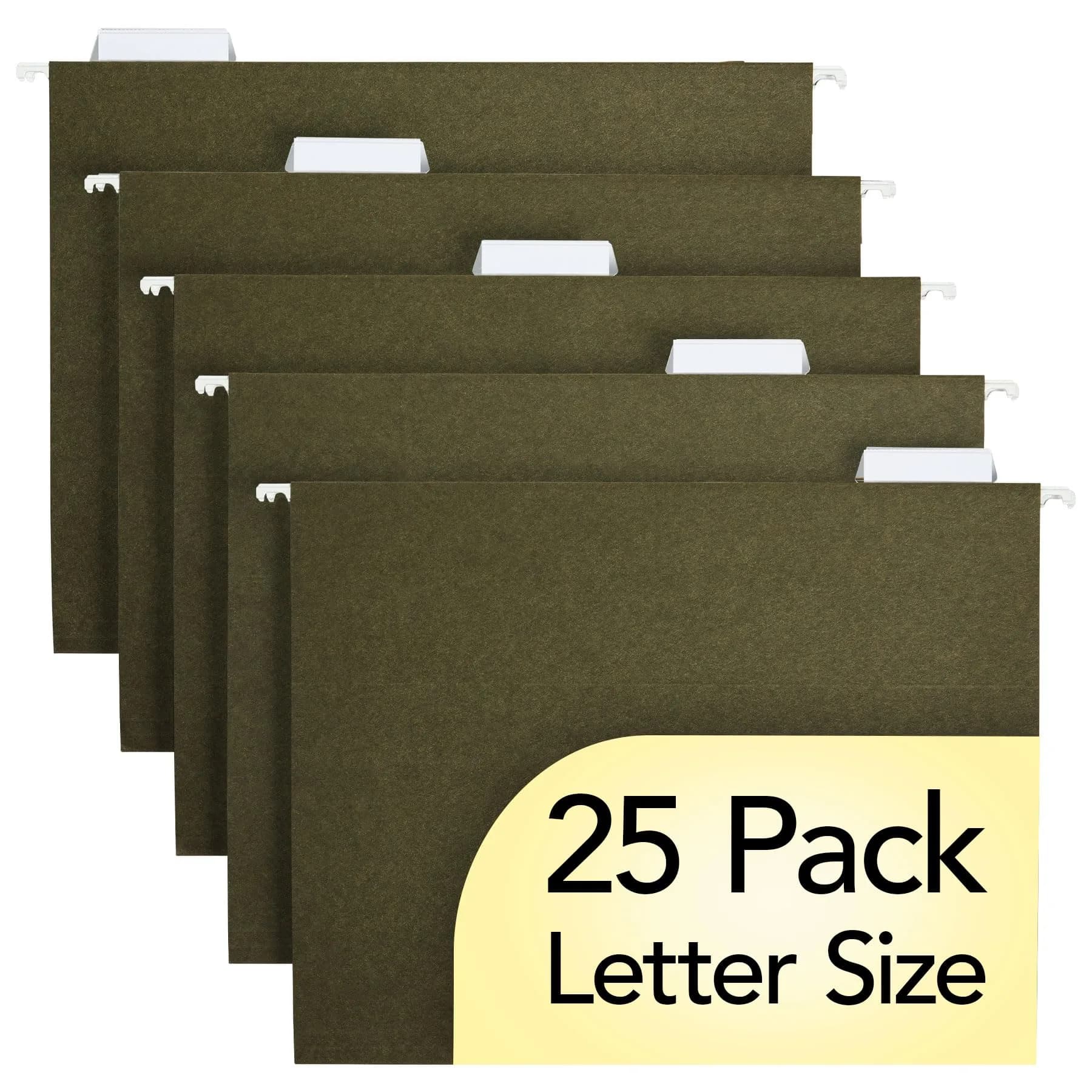 Pendaflex Hanging File Folders, 25 Pack, Green, Letter Size | Everyday Organization — Standard Green