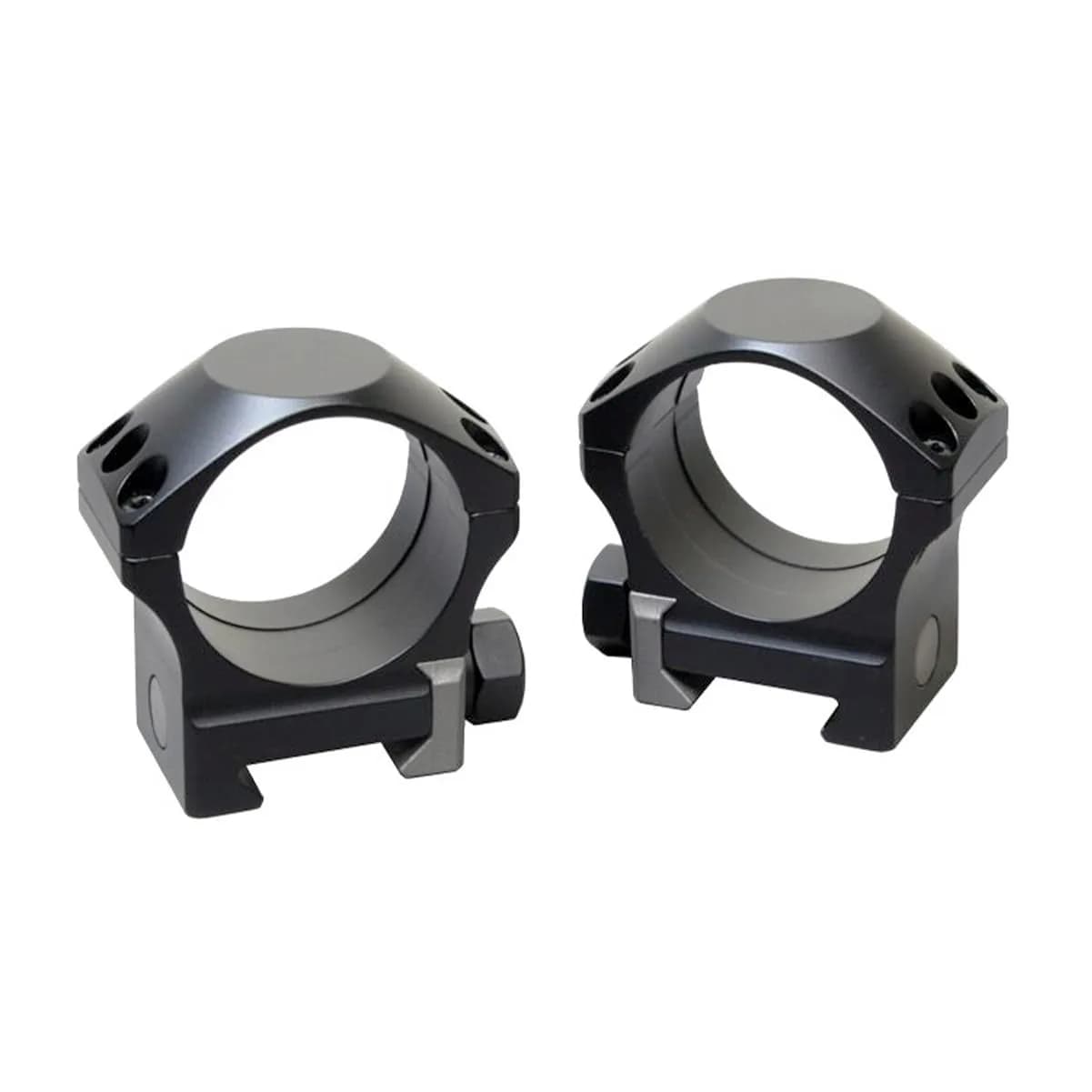 Nightforce X-Treme Duty Ultralite Scope Rings | 34mm, Titanium Crossbolts, 6-Screw, Black, 1.0" Medium