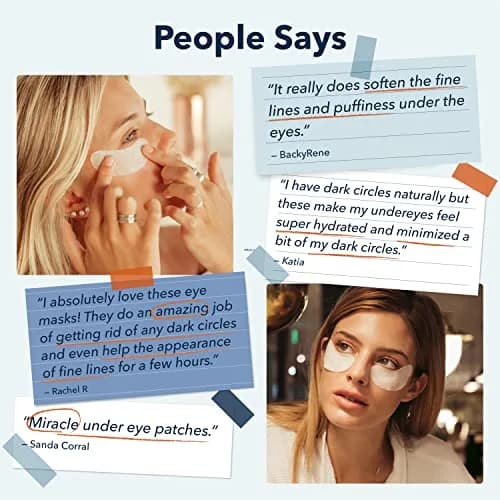 Purederm Collagen Eye Patches for Puffy Eyes, Dark Circles & Fine Lines | 60 Count (2 Pack) thumbnail 6