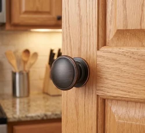 Cosmas 4702ORB Oil Rubbed Bronze Knob 3.18 cm (1-1/4 Inch) Diameter with 2.54 cm (1 Inch) Base | Pack of 25 for Cabinets & Furniture thumbnail 1