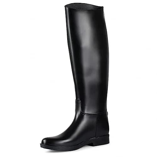 HORZE Chester Unisex Adult Tall Rubber Riding Boots | Durable, Water-Resistant, Impact-Absorbing (70-120 chars) thumbnail 5