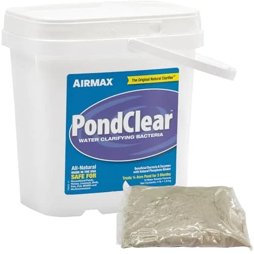 Airmax PondClear Packets Beneficial Bacteria Pond Clarifier 12 Packets | Clears Pond Water in 2-4 Weeks thumbnail 1