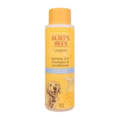 Burt's Bees for Pets Tearless Puppy Shampoo & Conditioner with Buttermilk, 473ml (16 Fl Oz) | Gentle 2-in-1 Formula for Sensitive Skin thumbnail 1