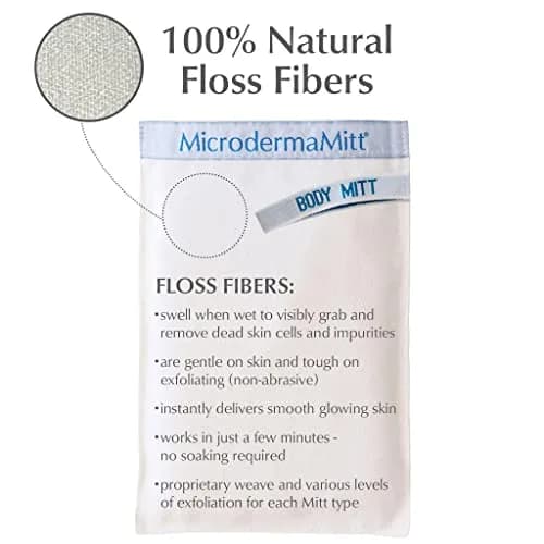 MicrodermaMitt Deep Exfoliating Mitt for Body | Natural Skin Care & Dead Skin Removal thumbnail 9