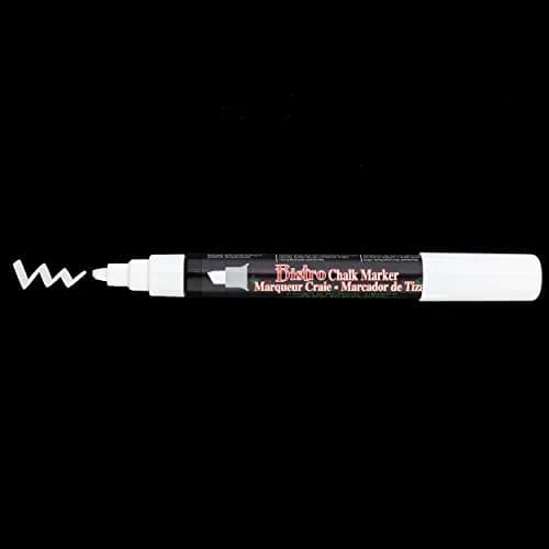 Marvy Uchida Bistro Chalk Marker Fine Point White (15ml / 0.5 Fl Oz) | Non-Toxic, Water-Based Ink thumbnail 2