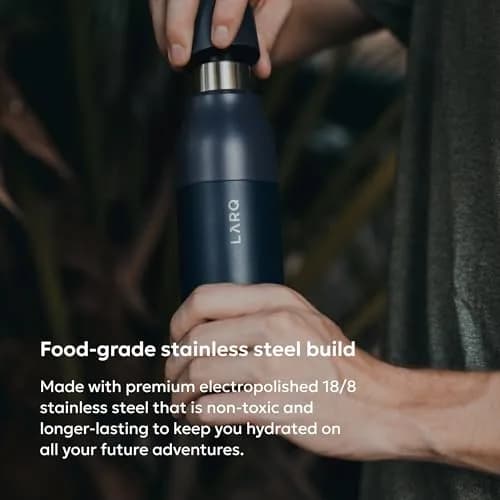 LARQ Twist Top Insulated Stainless Steel Water Bottle 500ml (17 fl oz) | Keeps Cold 24 Hrs, Hot 12 Hrs thumbnail 3