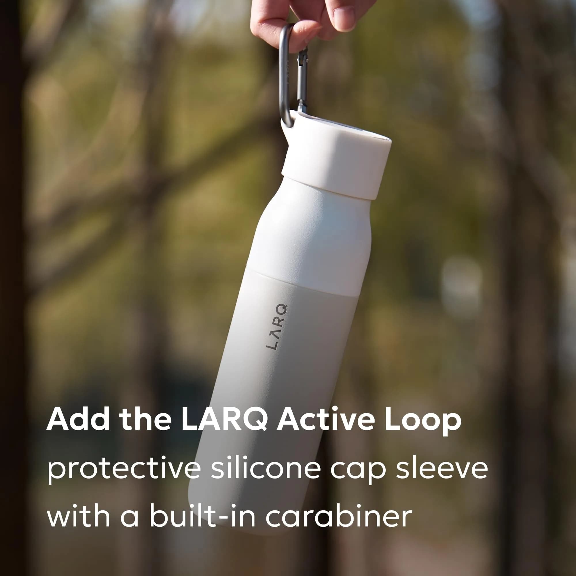 LARQ Twist Top Insulated Stainless Steel Water Bottle 500ml (17 fl oz) | Keeps Cold 24 Hrs, Hot 12 Hrs - view 9