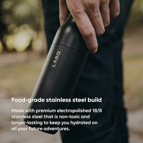 LARQ Twist Top Insulated Stainless Steel Water Bottle 500ml (17 fl oz) | Keeps Cold 24 Hrs, Hot 12 Hrs thumbnail 3