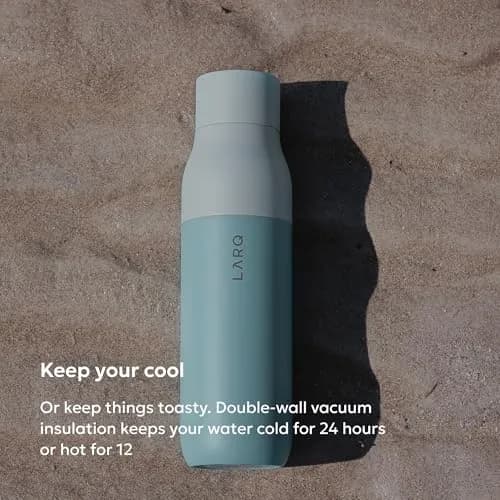 LARQ Twist Top Insulated Water Bottle 500ml (17 fl oz) | Leak-Proof Stainless Steel for Cold 24h, Hot 12h thumbnail 4
