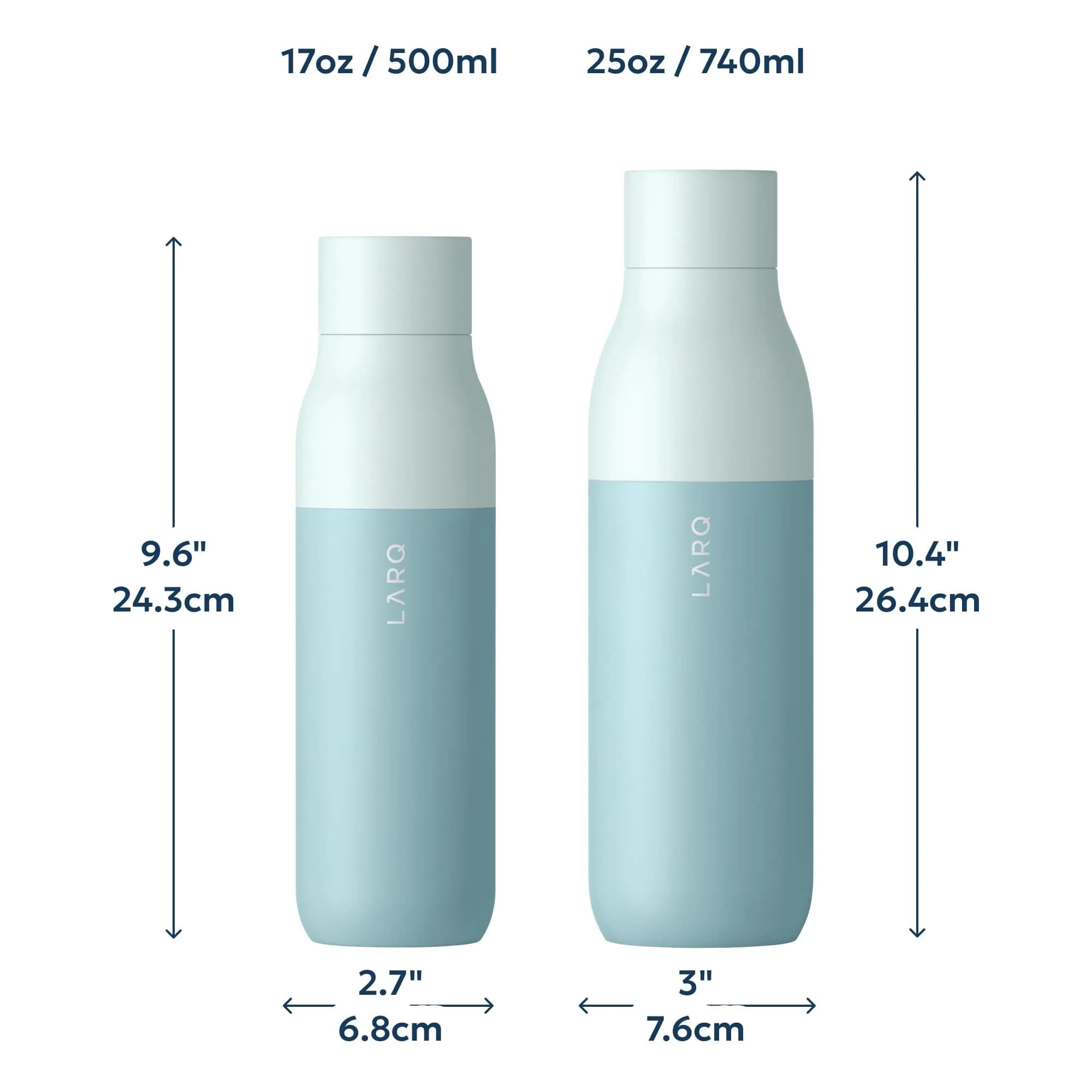LARQ Twist Top Insulated Water Bottle 500ml (17 fl oz) | Leak-Proof Stainless Steel for Cold 24h, Hot 12h - view 7