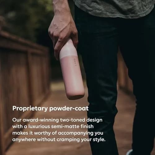 LARQ Twist Top Insulated Stainless Steel Water Bottle 500ml (17 fl oz) | Keeps Cold 24 Hrs, Hot 12 Hrs thumbnail 5
