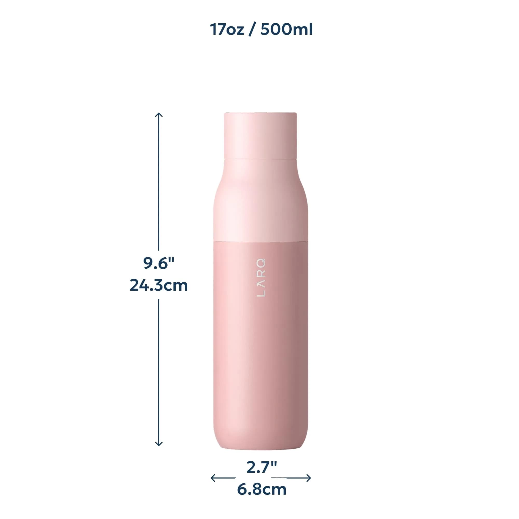 LARQ Twist Top Insulated Stainless Steel Water Bottle 500ml (17 fl oz) | Keeps Cold 24 Hrs, Hot 12 Hrs - view 7