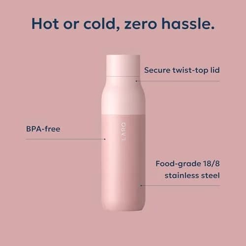LARQ Twist Top Insulated Stainless Steel Water Bottle 500ml (17 fl oz) | Keeps Cold 24 Hrs, Hot 12 Hrs thumbnail 2
