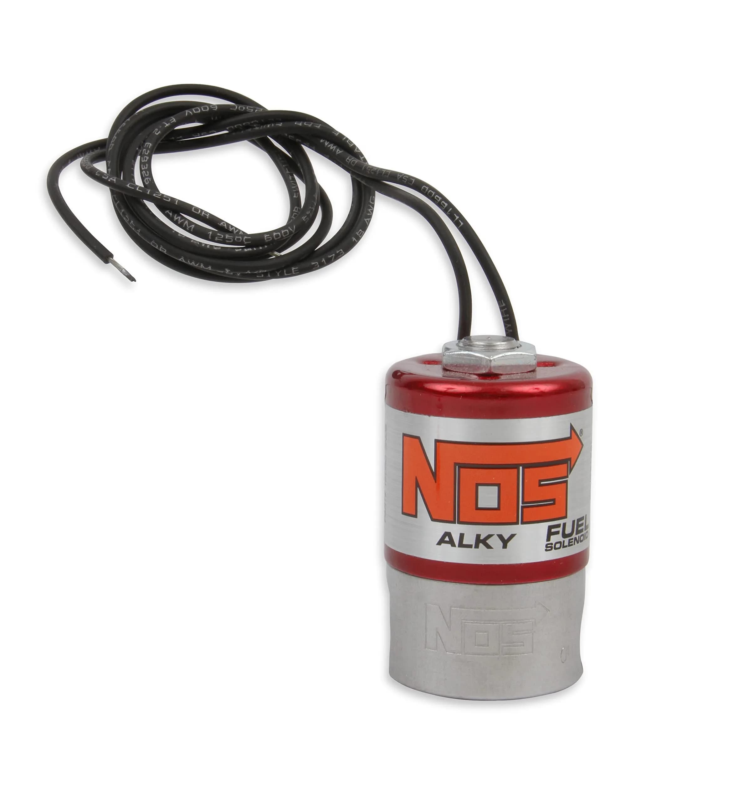 NOS 18060NOS Nitro/Alky Fuel Solenoid - Black | Steady Metered Flow for Performance — Black