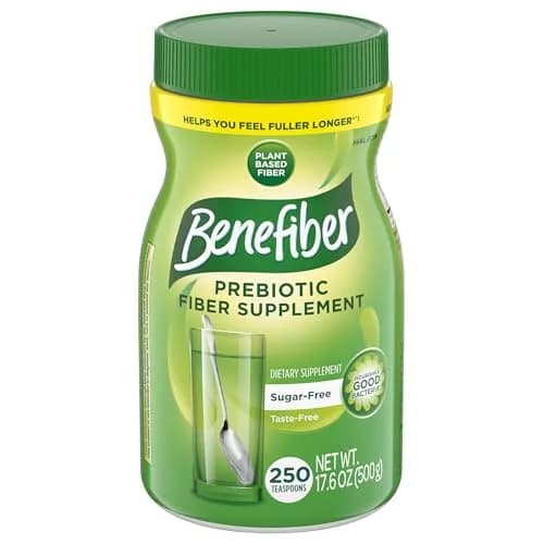 Benefiber Daily Prebiotic Fiber Supplement Powder 500g (17.6 oz) | Supports Digestive Health & Fullness thumbnail 1