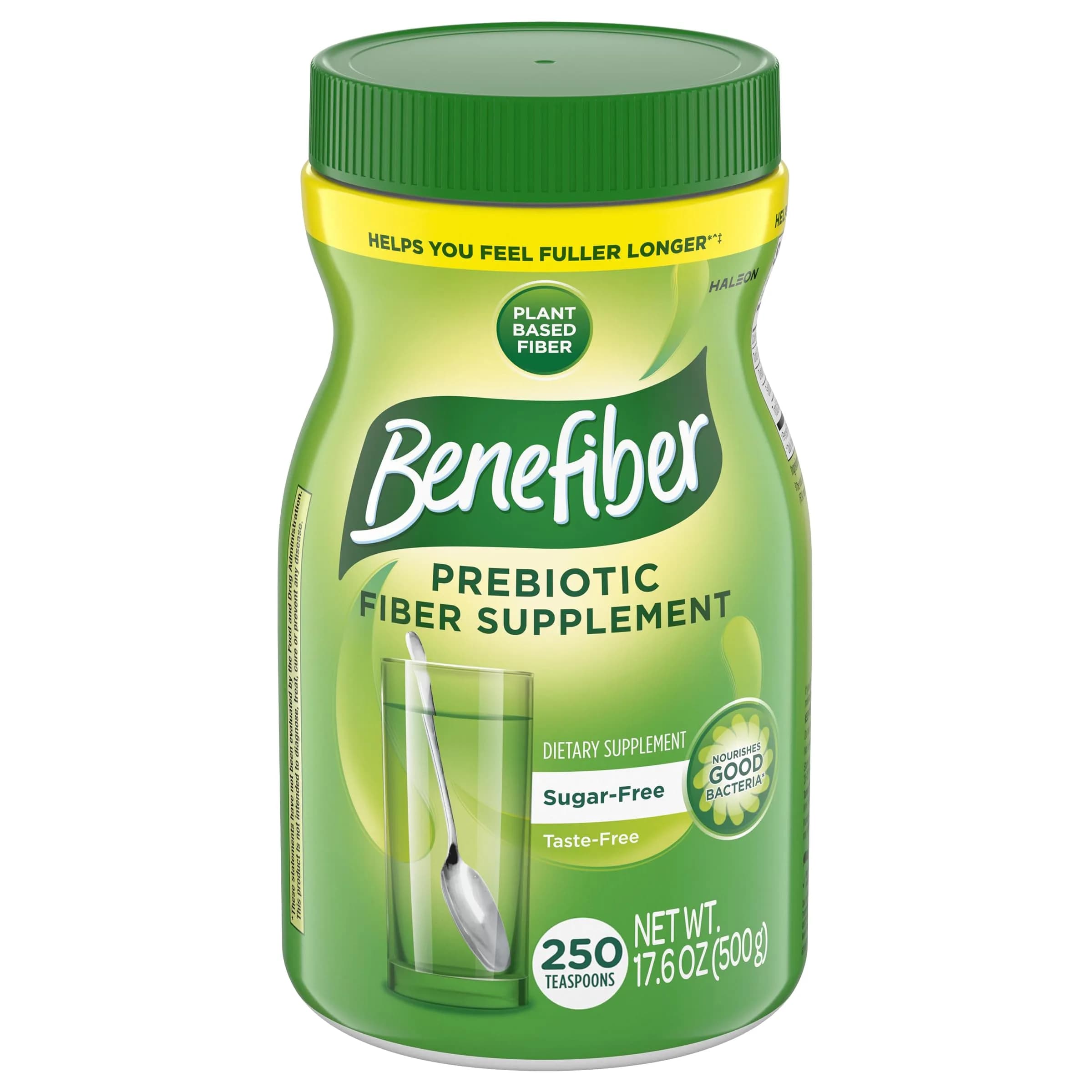 Benefiber Daily Prebiotic Fiber Supplement Powder 500g (17.6 oz) | Supports Digestive Health & Fullness