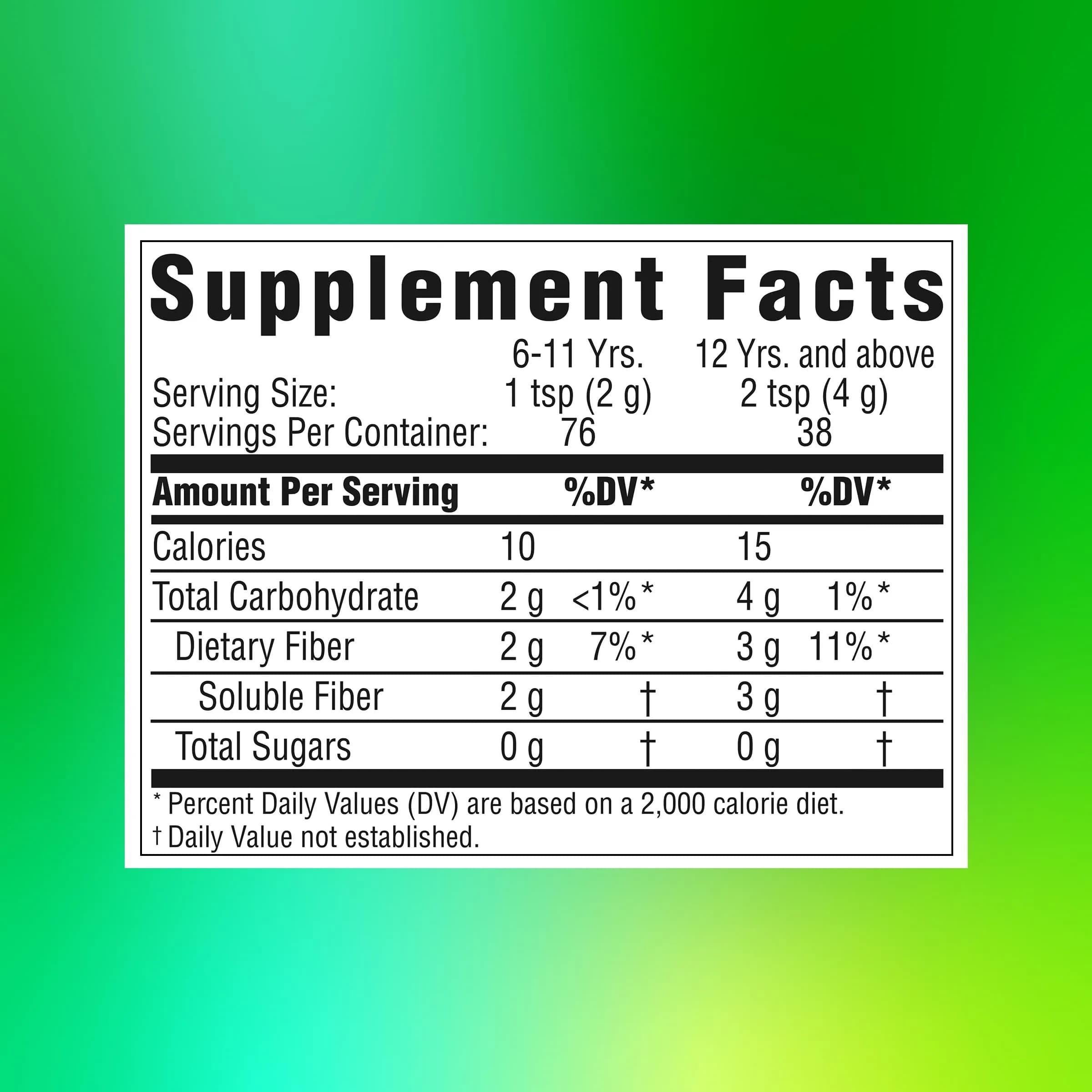 Benefiber Daily Prebiotic Fiber Supplement Powder 500g (17.6 oz) | Supports Digestive Health & Fullness - view 9