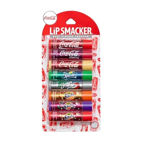 Lip Smacker Coca-Cola Flavored Balm 8 Count (24.95 ml / 0.85 Fl Oz) | Party Pack Assortment thumbnail 1