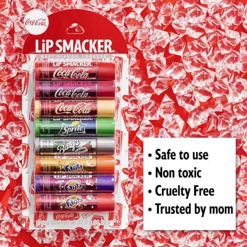 Lip Smacker Coca-Cola Flavored Balm 8 Count (24.95 ml / 0.85 Fl Oz) | Party Pack Assortment thumbnail 2