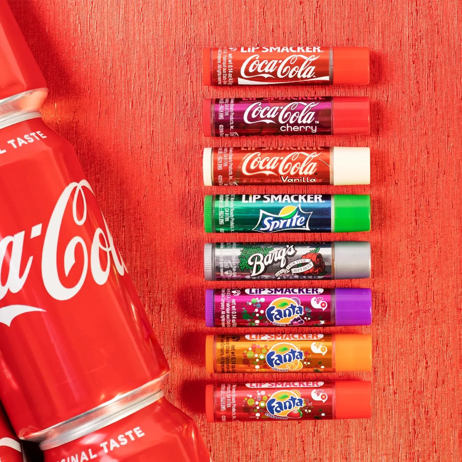 Lip Smacker Coca-Cola Flavored Balm 8 Count (24.95 ml / 0.85 Fl Oz) | Party Pack Assortment - view 3