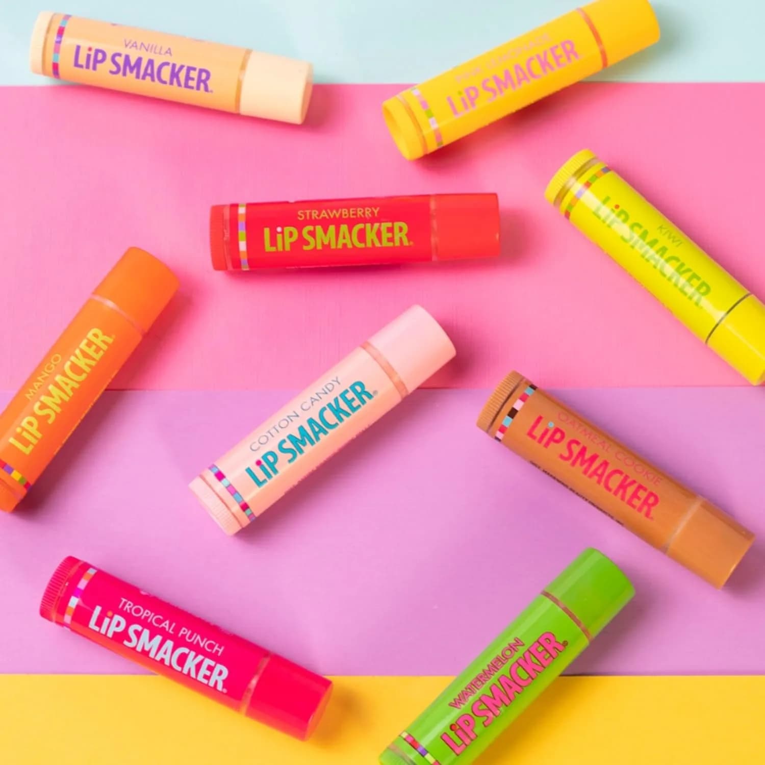 Lip Smacker Original & Best Holiday Flavored Lip Balm Party Pack | 8 Flavors (0.12 oz each) - view 3
